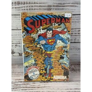 NEW SEALED Vintage 1974 Aurora Superman Comic Scenes Model Kit